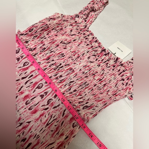 NWT; ZARA LINEN BLEND PRINTED MIDI DRESS🌸 - Picture 8 of 11